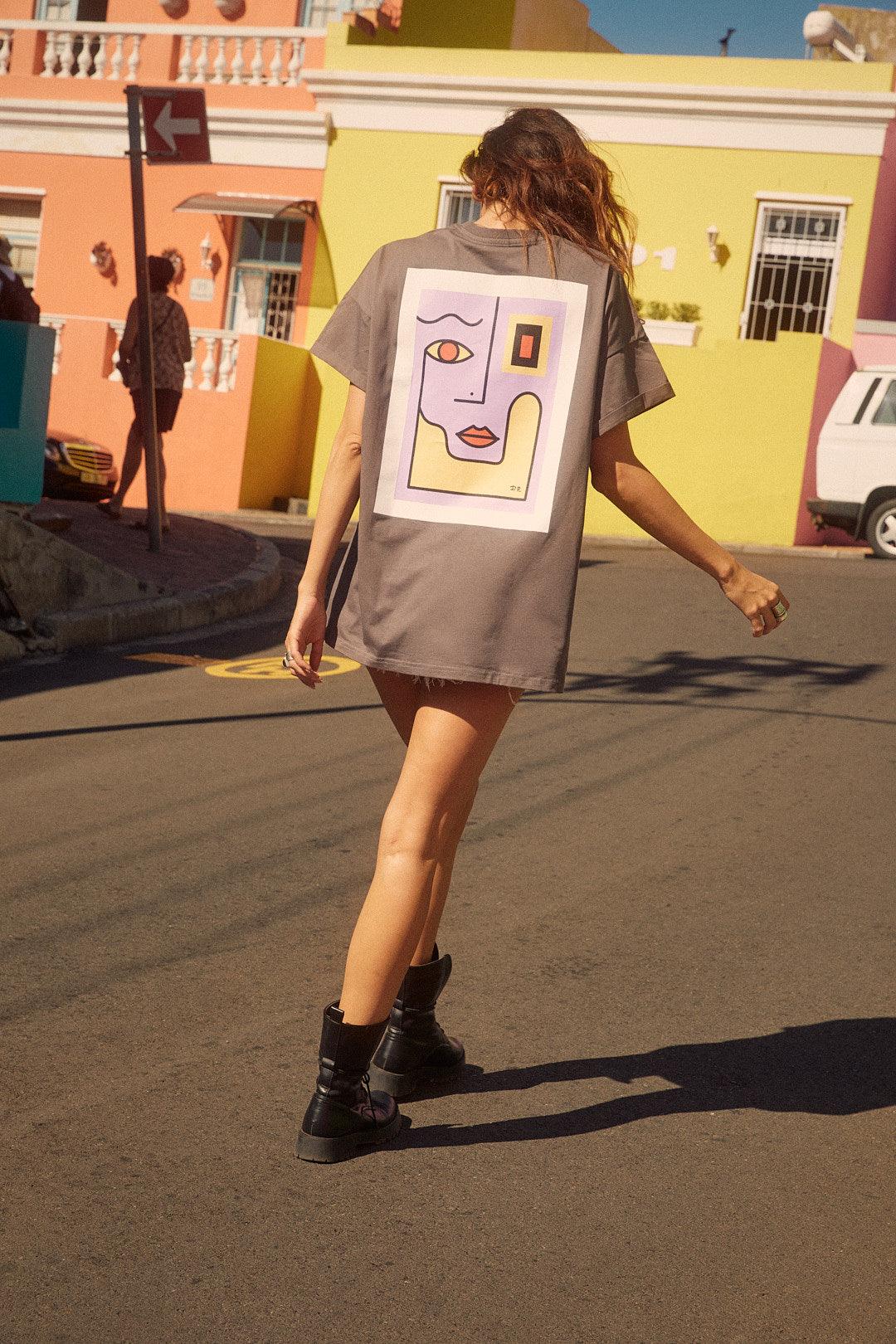 Neo Oversized Tee Grey