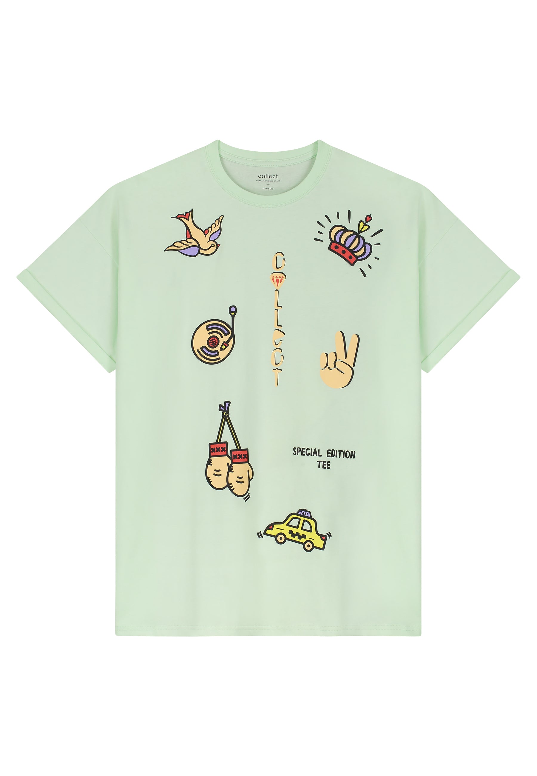 Special Edition Oversized T-shirt (1/100) Mint Green