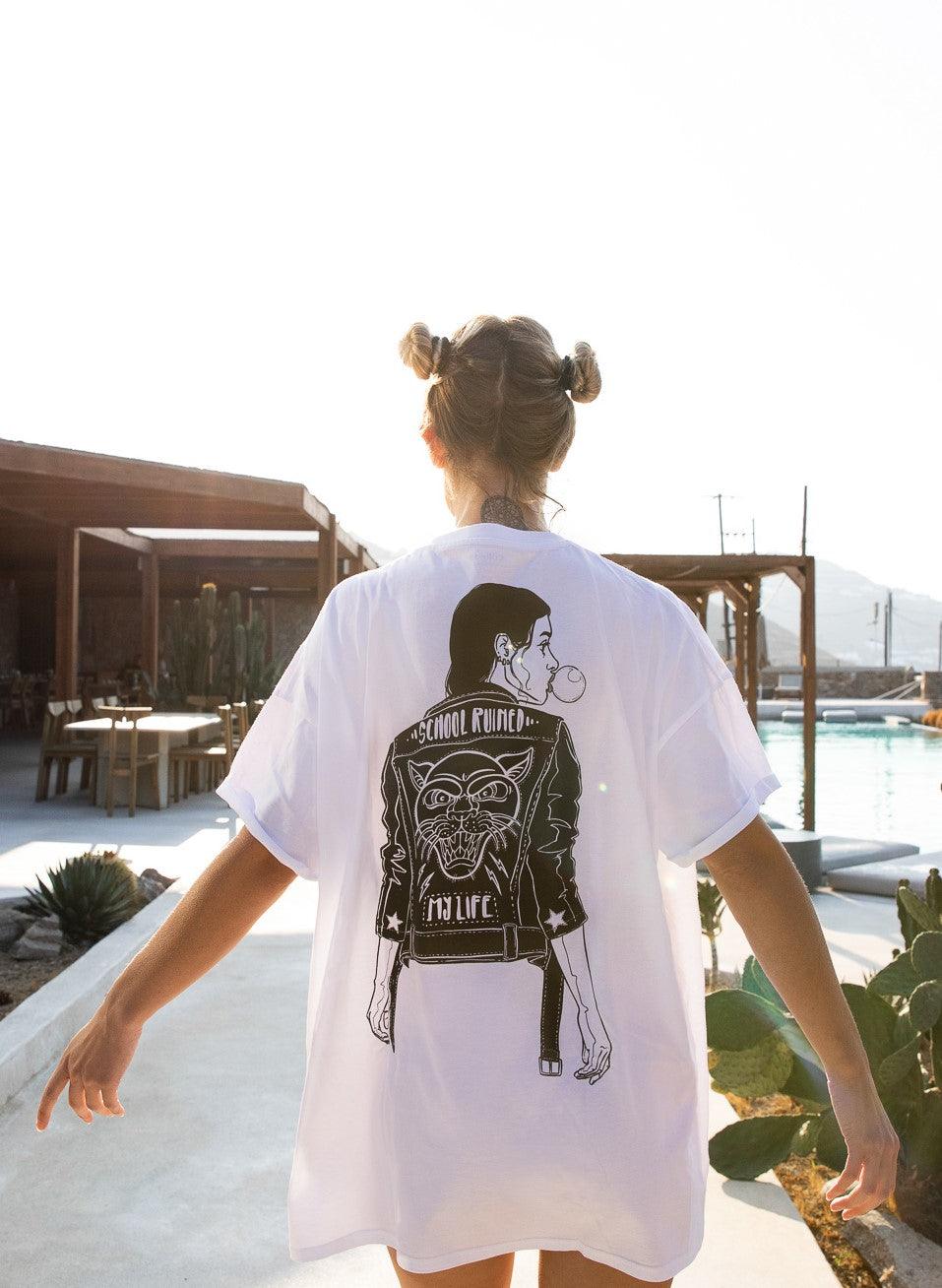 School Ruined My Life Oversized Tee