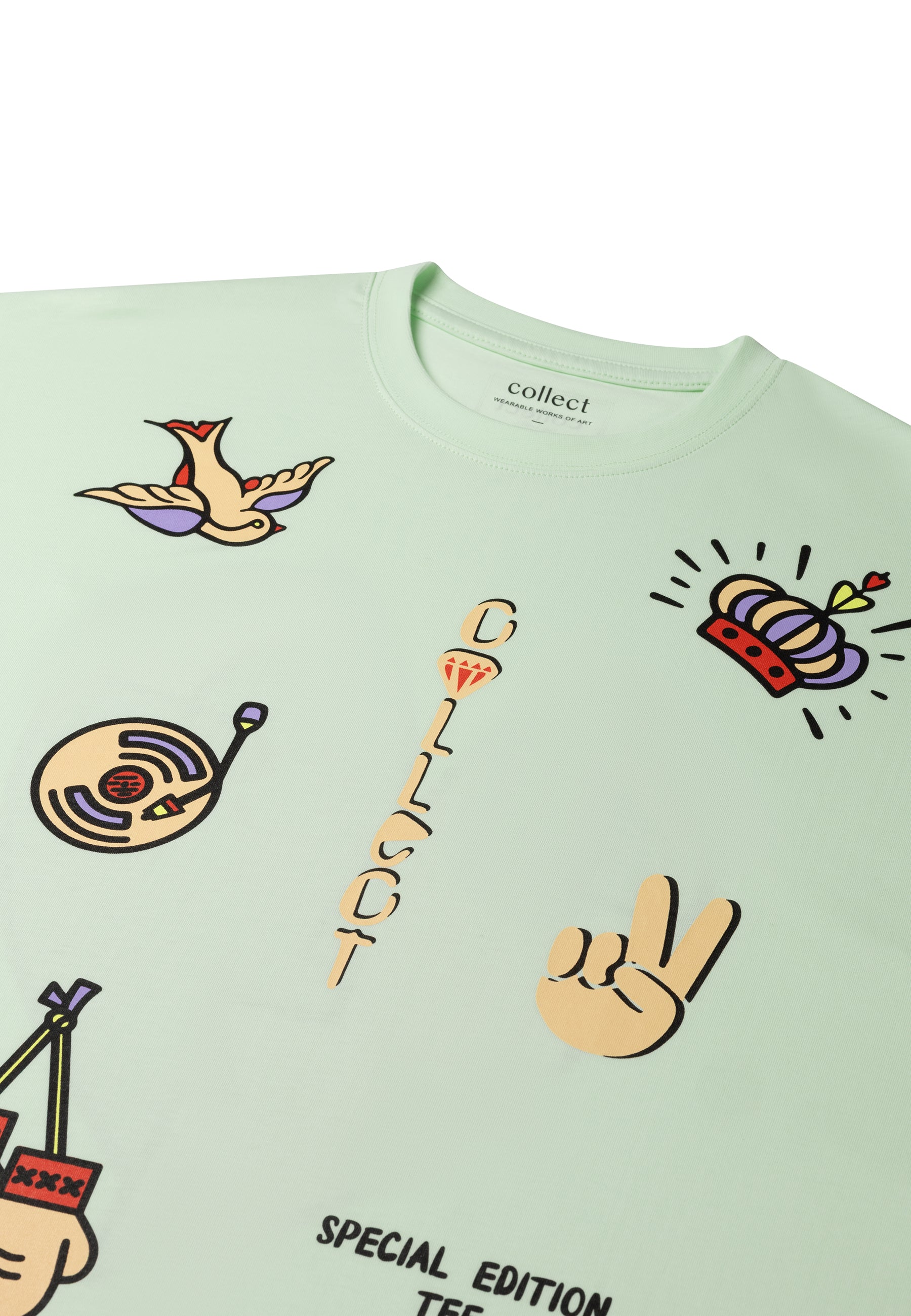 Special Edition Oversized T-shirt (1/100) Mint Green