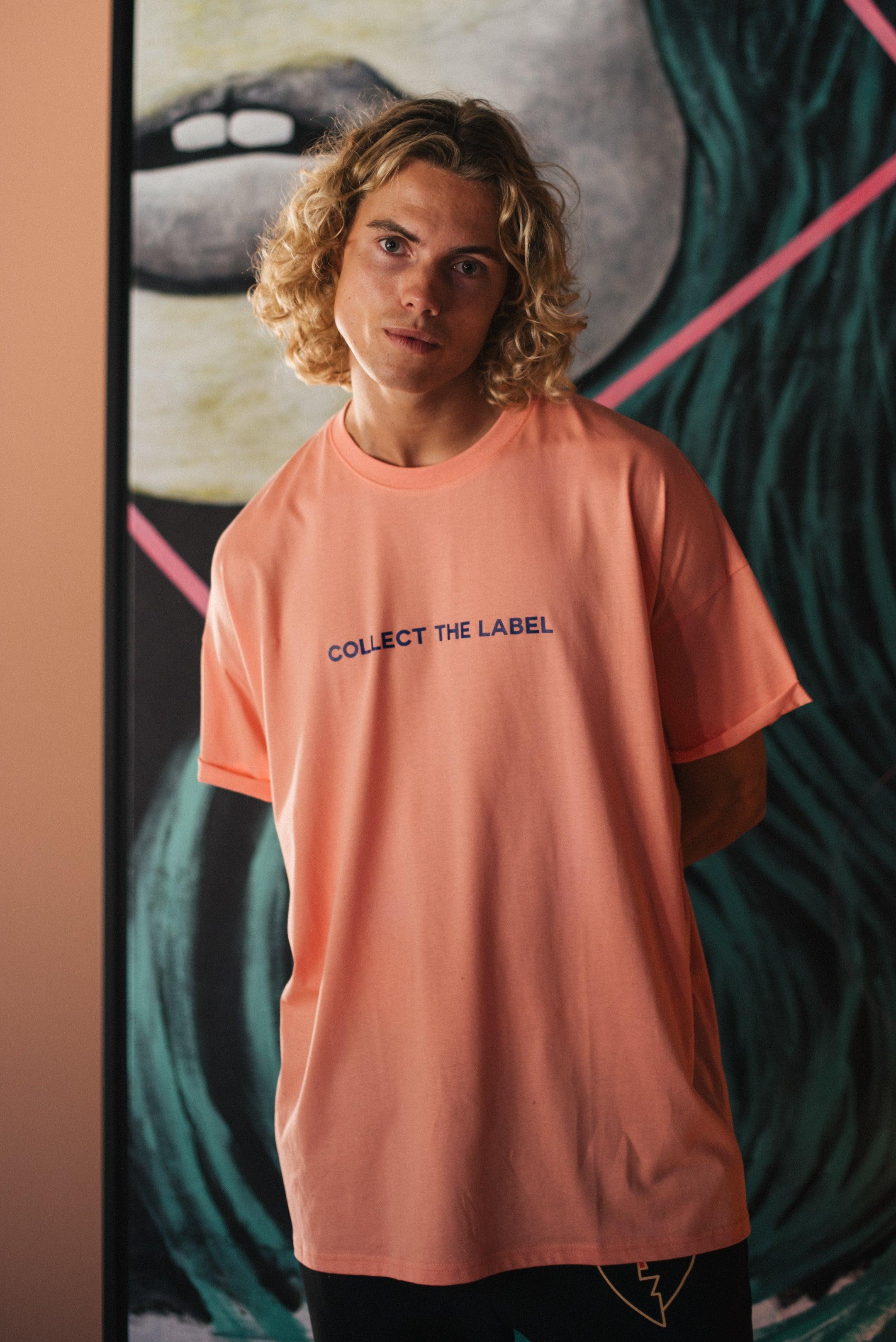 Intertwined Oversized Tee Peach