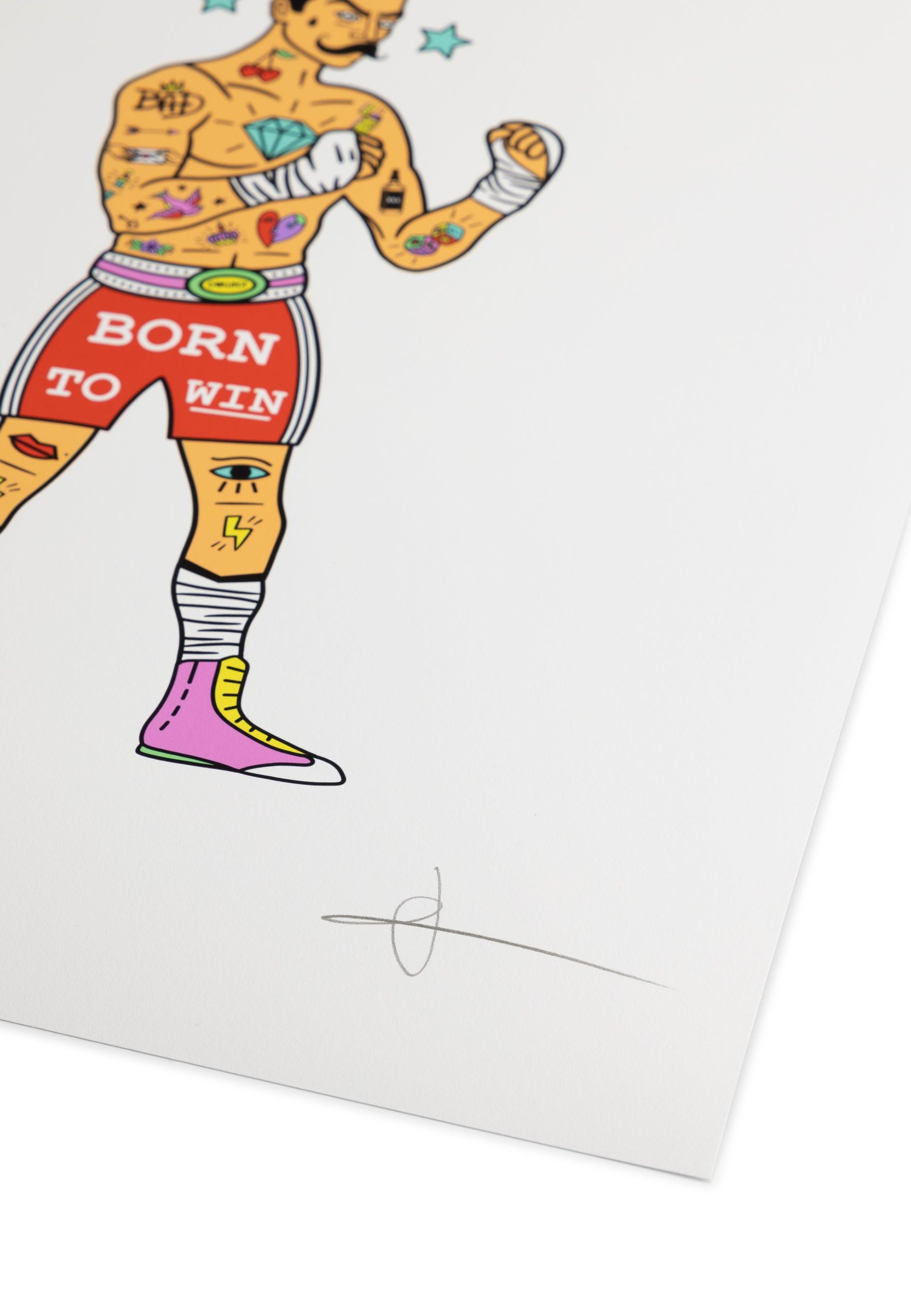 Art Print Born To Win