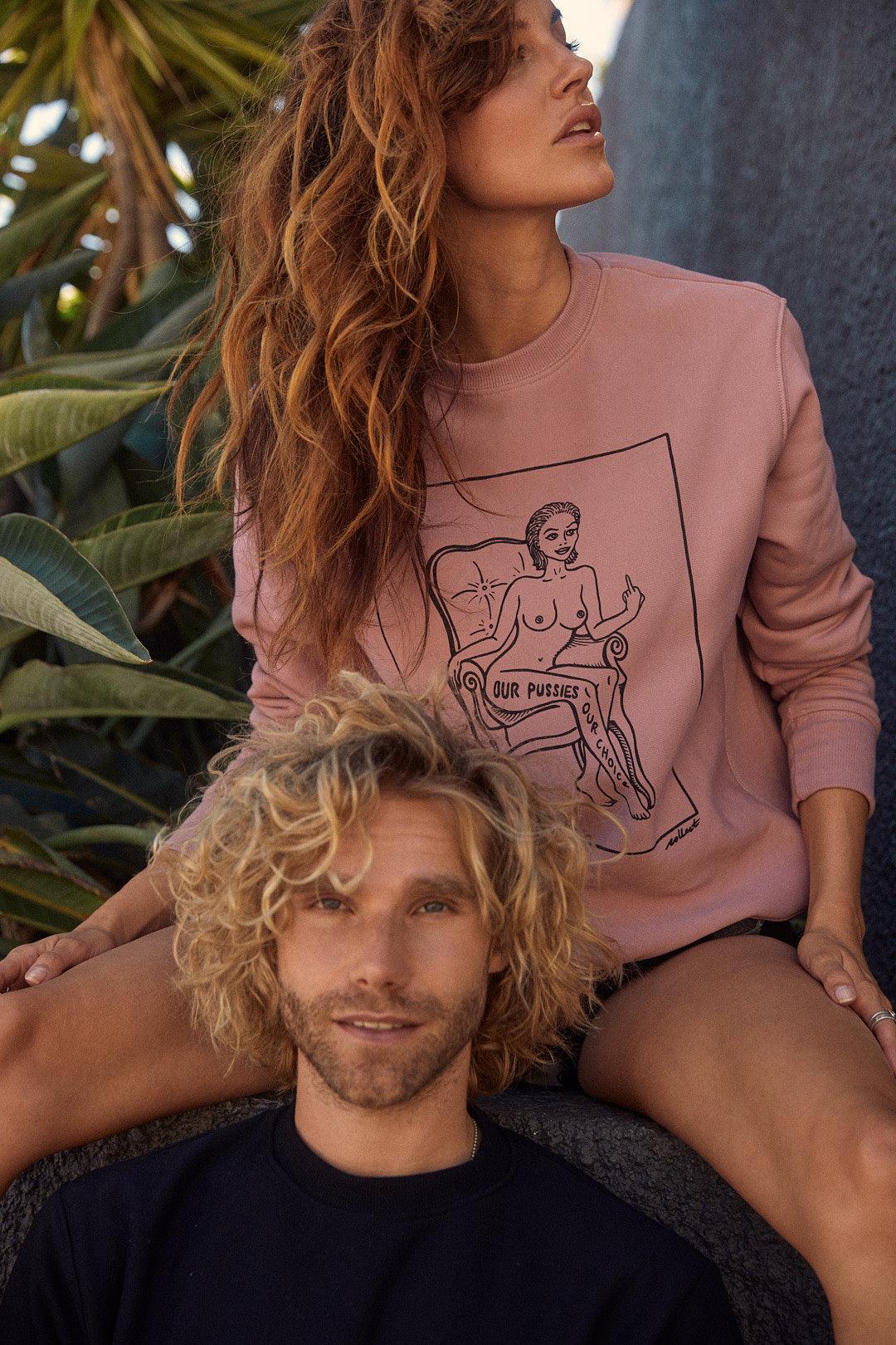 Our Pussies Our Choice Sweater Purple