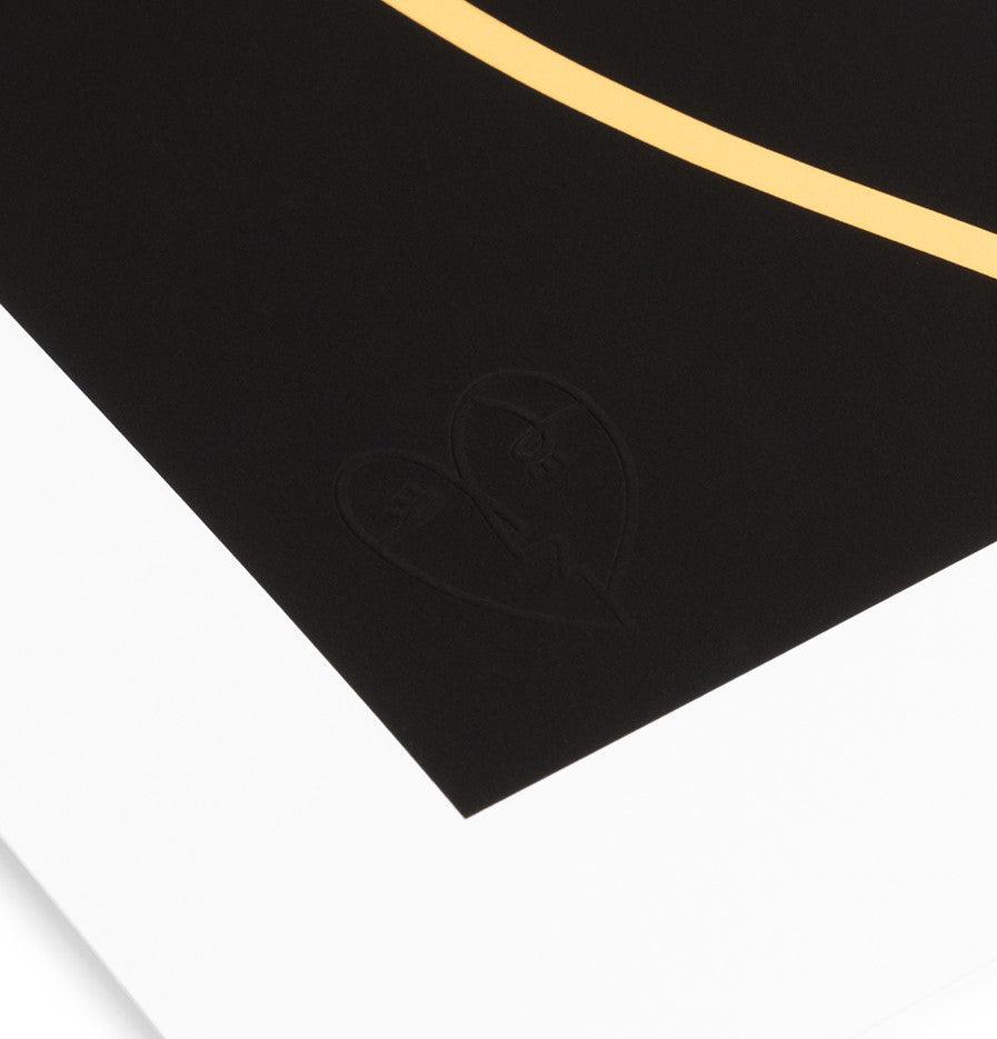 Art Print Heart Black